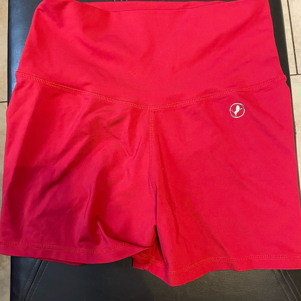Abs2b Red workout shorts Size L. Perfect for summer workouts!!